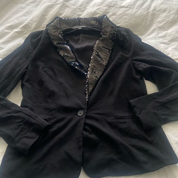 Adrianna Papell Black Evening Jacket Size Small - Picture 1 of 3